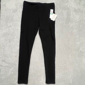 Felina Pocket Legging Women Large Black High Waist Yoga Athletic Pull On